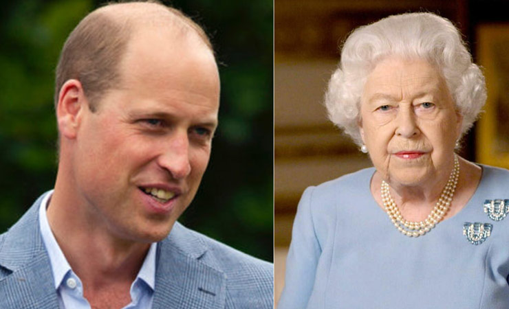 La regina Elisabetta e il principe William